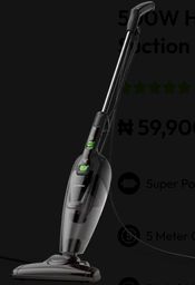 SmartVacuum Corded Vacuum Cleaner with 5m Cord, 500W High Speed Powerful Suction