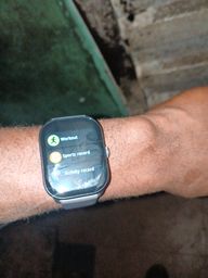 wide screen, the touch is so so fast and it's a durable smartwatch