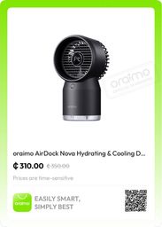 AirDock Nova Hydrating & Cooling Desktop