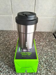 quicksip temperature locking thermo mug.