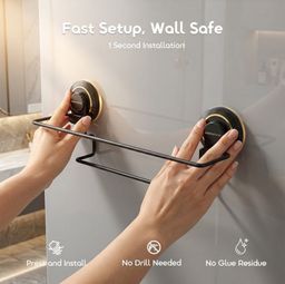 HOOKBAR 6KG LOAD CAPACITY TOWEL RAIL