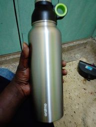 Insulated water bottle.