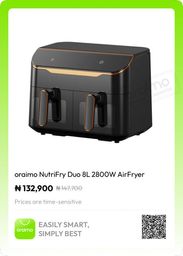 NutryFry Duo 8L AirFryer