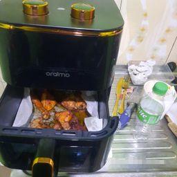 Fritadeira Inteligente a Ar SmartAirFryer 1500W com Visor de Cozimento.
