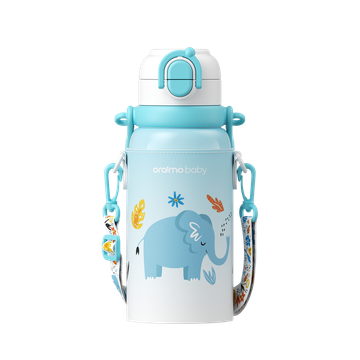 Dual Therm 750ML Dual-Drinking Leak-Proof Insulated Water Bottle for Babies and Toddlers