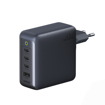 HyperGaN C120F 120W GaN 4-Ports  Charger