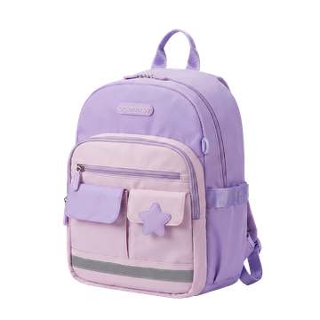 BuddyBag Purple Pressure Relief Ergonomic Kids School Backpack