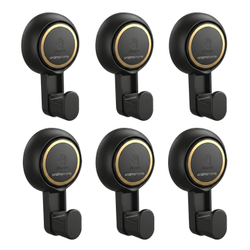 SnapMount Easy Install Heavy-Duty Vacuum Suction Cup Hooks (6pcs)