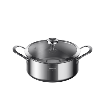 Tri-Ply Set Durable Versatile Stainless Steel Cookware Set(6pcs)