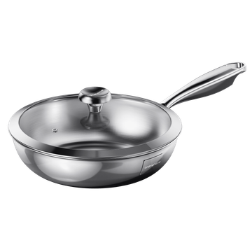 ChefFlare Durable Premium Stainless Steel Deep Fry Pan