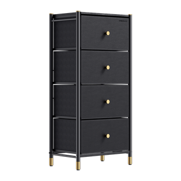 Noir Stand Plus Spacious and Stylish Storage Dresser