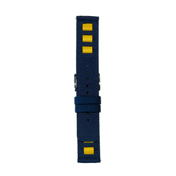 Watch Strap 22 Fabric & Leather Watch Straps