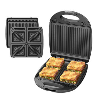 SmartSandwichMaker Plus 1200W with Detachable Cooking Plates