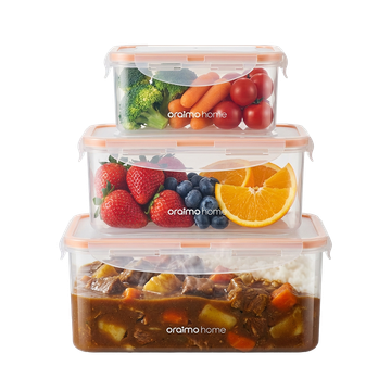 SealPure Silver Ion Protection PP Food Storage Container Set (3pcs)