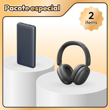 BoomPop Lite&Toast 15 Flash ENC Over-Ear Wireless Headphones&10000mAh Fast Charging Power Bank