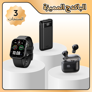 ONE IS ALL GIFT PACKAGE oraimo AirBuds 4 ENC True Wireless Earbuds&1.95″ AMOLED Smart Watch&20000mAh power bank