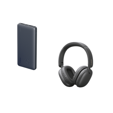 BoomPop Lite&Toast 15 Flash ENC Over-Ear Wireless Headphones&10000mAh Fast Charging Power Bank