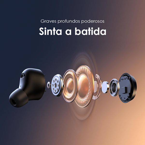 AirBuds 4 ENC Verdadeiros fones de Ouvido sem fio