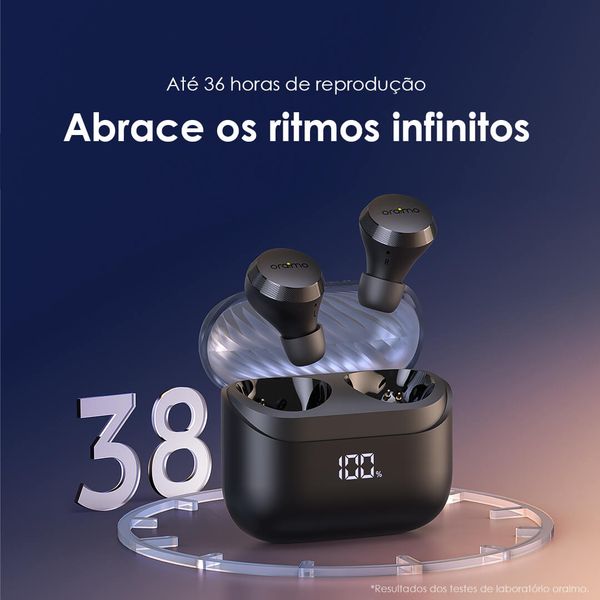AirBuds 4 ENC Verdadeiros fones de Ouvido sem fio