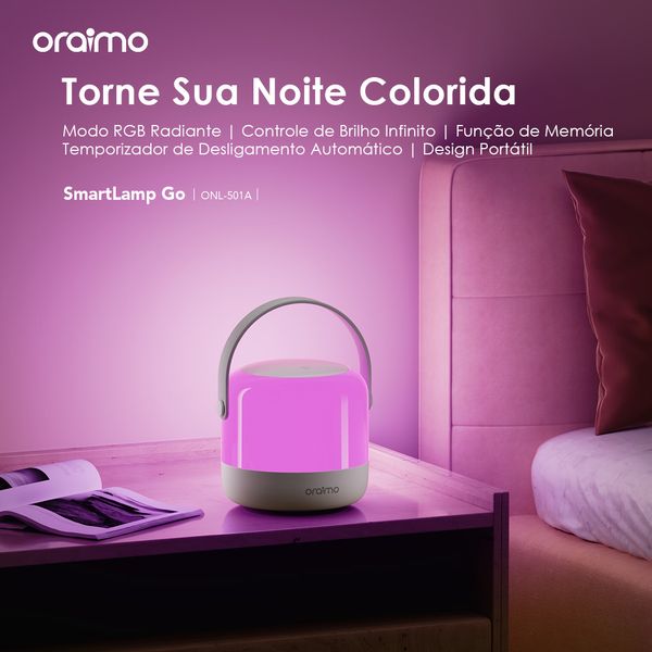 SmartLamp Go 4.5W RGB Luz Noturna