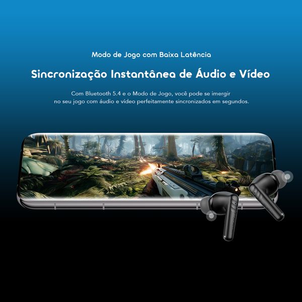 SpaceBuds Neo+ Fones de Ouvido ANC com Áudio Espacial True Wireless