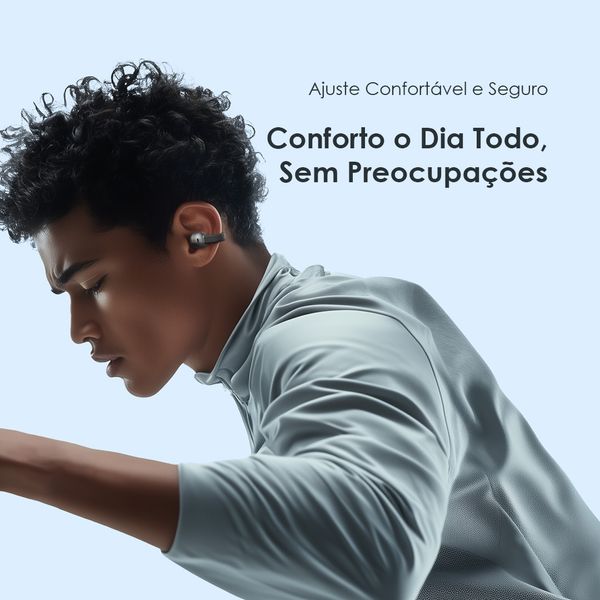 OpenSnap N Fones de Ouvido True Wireless Open-Ear