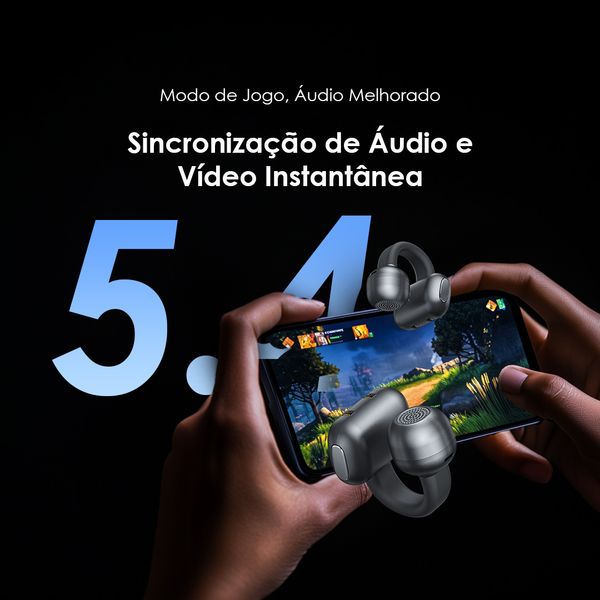 OpenSnap N Fones de Ouvido True Wireless Open-Ear