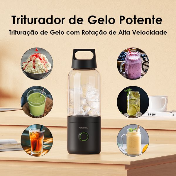 SmartBlender Go 500ML Liquidificador Portátil