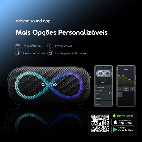 SpaceBox Pro Caixa de Som Sem Fio de 80W