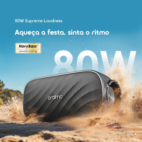 SpaceBox Pro Caixa de Som Sem Fio de 80W