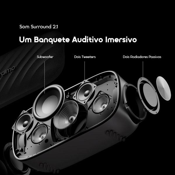 SpaceBox Pro Caixa de Som Sem Fio de 80W