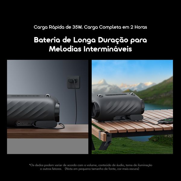 SpaceBox Pro Caixa de Som Sem Fio de 80W