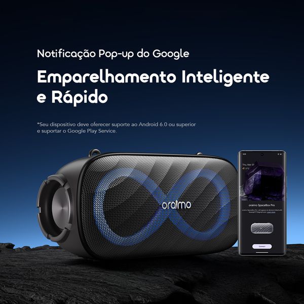 SpaceBox Pro Caixa de Som Sem Fio de 80W