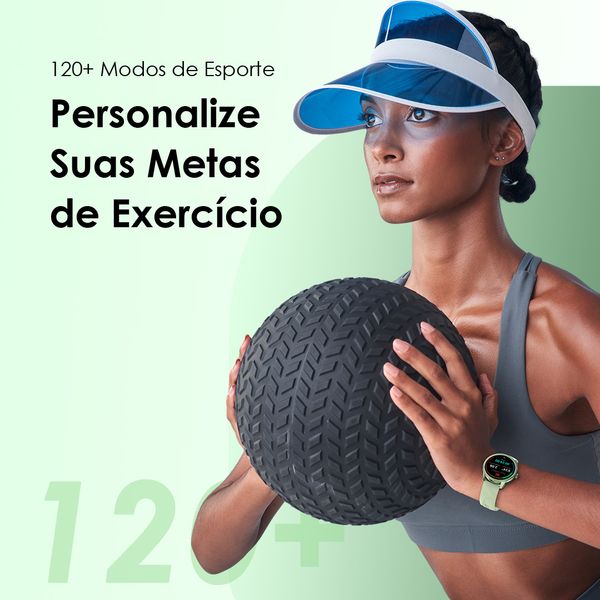 Watch 2R Smartwatch Colorido com Tela TFT de 1,39" e Certificação IP68