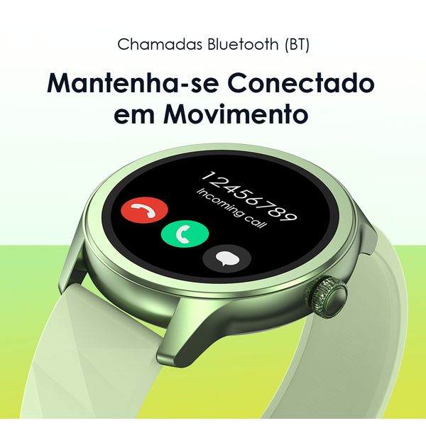 Watch 2R Smartwatch Colorido com Tela TFT de 1,39" e Certificação IP68