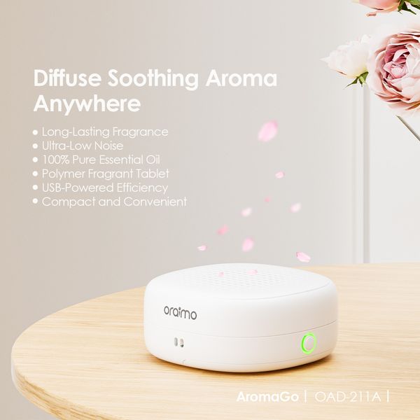 AromaGlow Difusor de Aromaterapia RecarregáVel Sem áGua