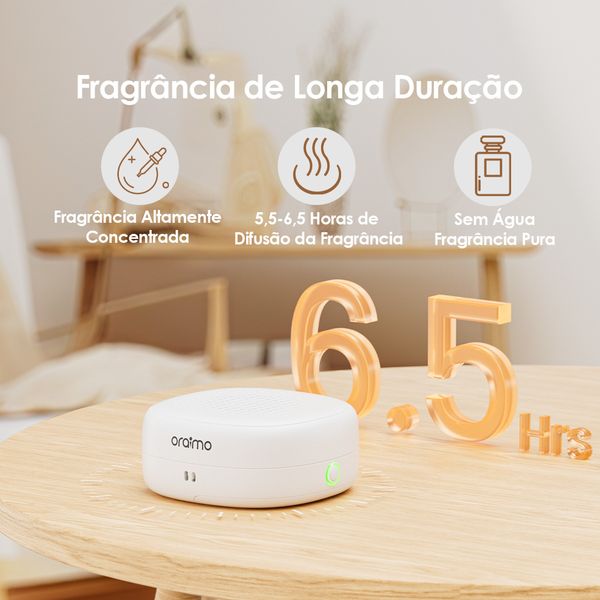 AromaGlow Difusor de Aromaterapia RecarregáVel Sem áGua