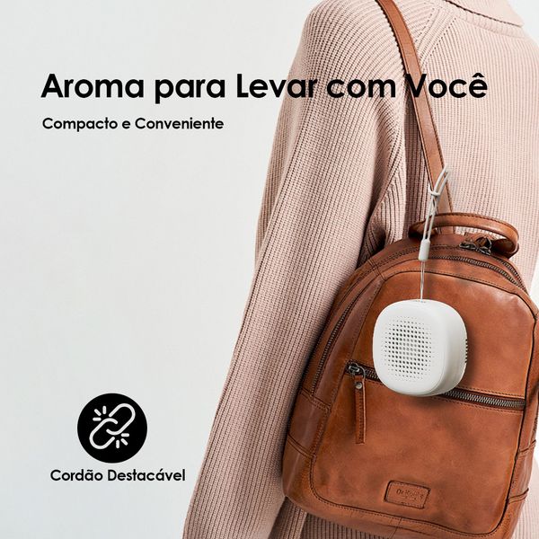 AromaGlow Difusor de Aromaterapia RecarregáVel Sem áGua