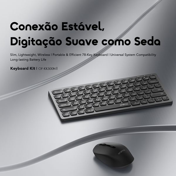 Keyboard kit Kit de teclado e rato sem fios