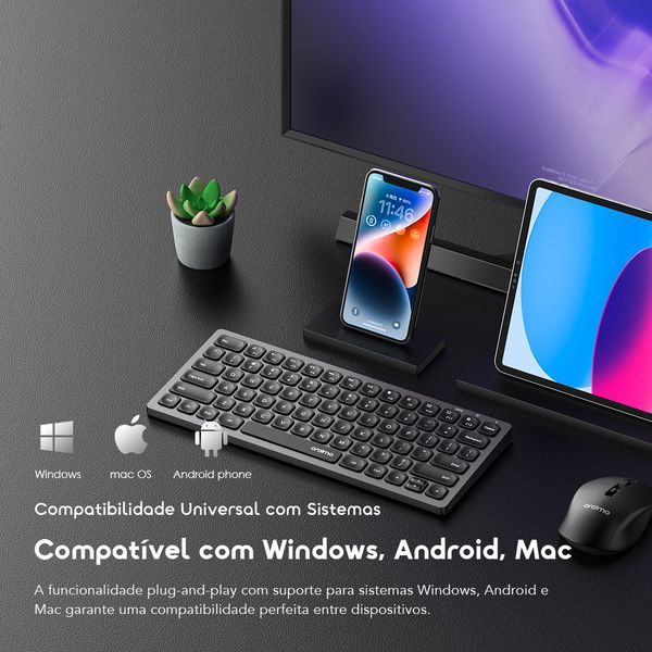 Keyboard kit Kit de teclado e rato sem fios