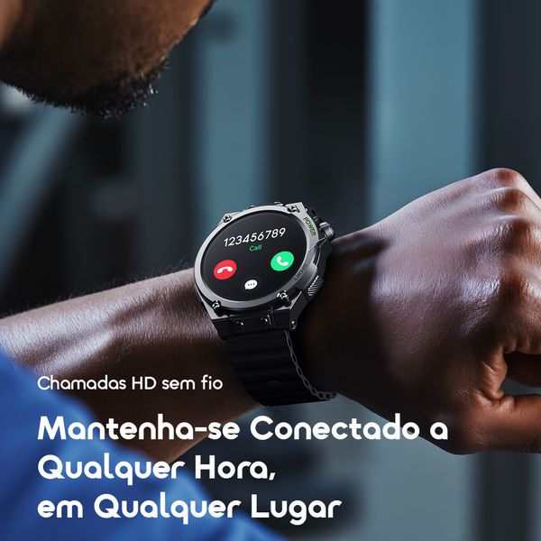 Watch Nova RV 1.39" HD Video Watch Faces IP68 Relógio Inteligente