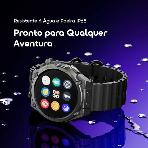 Watch Nova RV 1.39" HD Video Watch Faces IP68 Relógio Inteligente