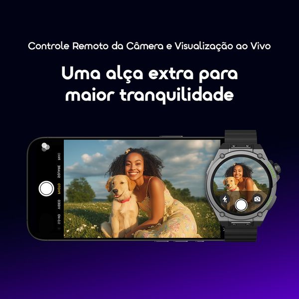 Watch Nova RV 1.39" HD Video Watch Faces IP68 Relógio Inteligente
