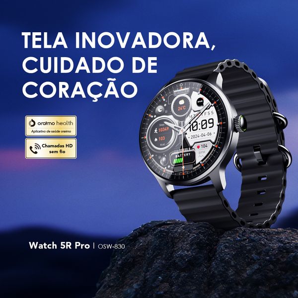 Watch 5R Pro 1.43" AMOLED 2.5D Floating Interface IP68 Smart Watch