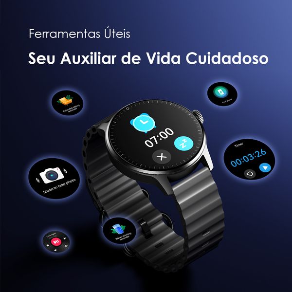 Watch 5R Pro 1.43" AMOLED 2.5D Floating Interface IP68 Smart Watch