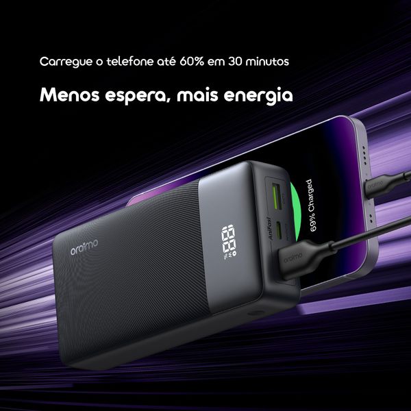 PowerNova Q21 20000mAh 22.5W Acumulador de Energia