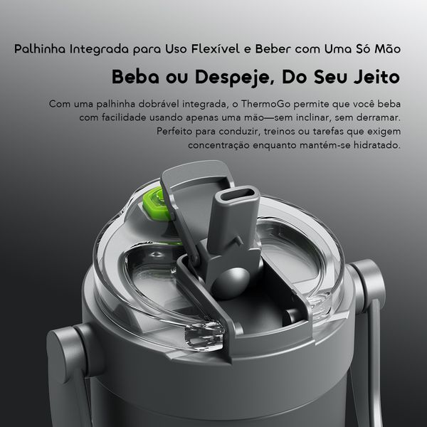 Vacuum Thermos Cup All-Day Heat Grip ThermoGo Vacuum Cup