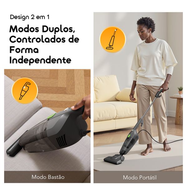 CordForce Flex Corded 2-in-1 Stick Vacuum