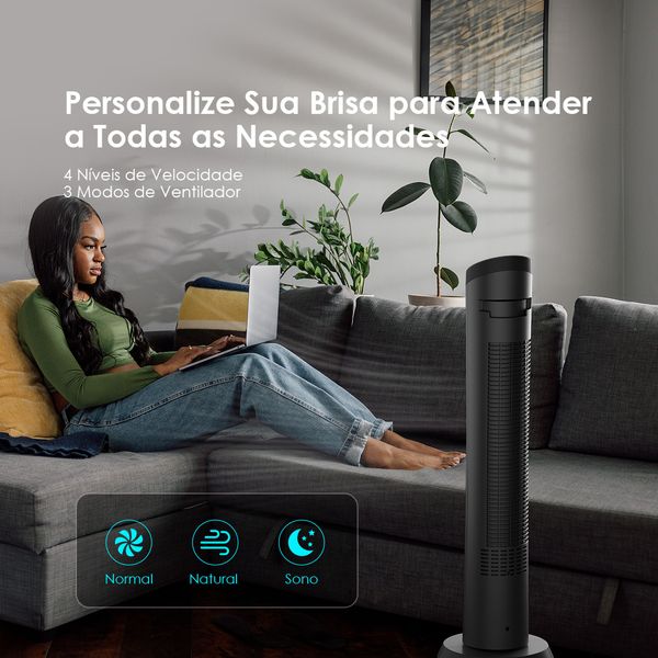 CyberStorm 40 Inch 50W Tower Fan