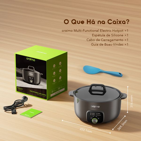 MultiPot S1 Lite Panela elétrica multifuncional com capacidade para 6L